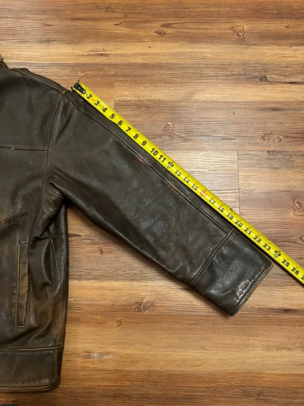 Golden Glove‎ - Leather Jackets - Embroidered Logos On Front And Back - Large